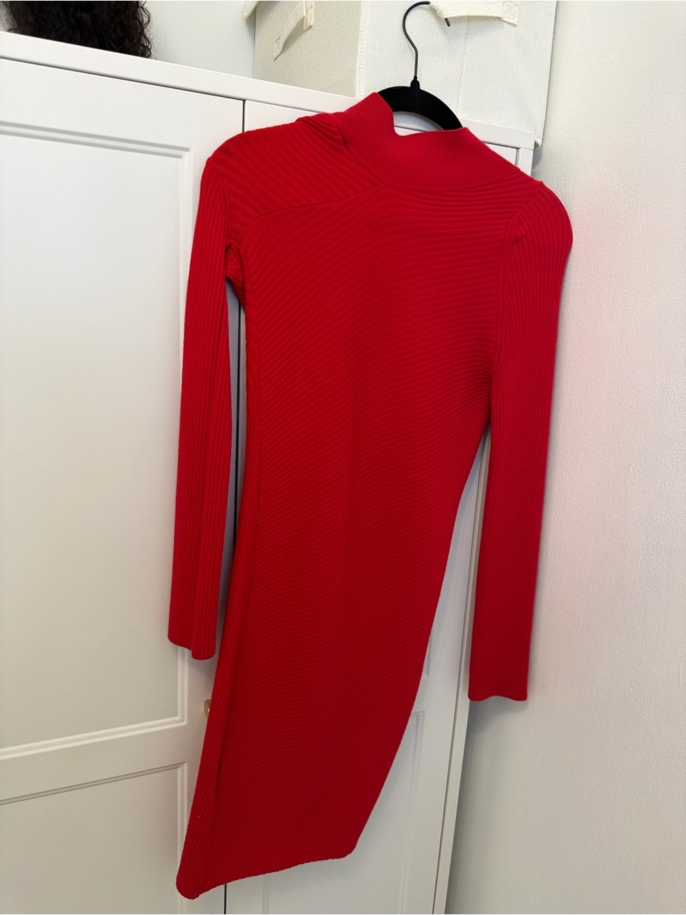 Jacquemus Bright Red Ribbed Button Cardigan - Picture 2 of 3